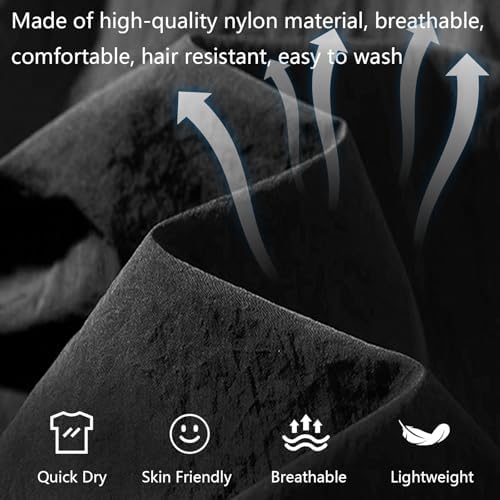 DHXYZZB Barber Smock for Men Women Lightweight, Breathable Hair Repellent - Image 4