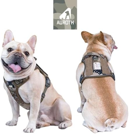 AUROTH Dog Harness for Small Medium Dogs, Tactical No Pull Dog Vest - Image 2