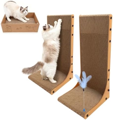 Goosheep Cat Scratching Post, 3-in1 Cat Scratcher by Goosheep