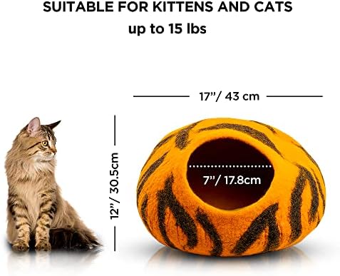 Luxurious Merino Wool Cat Cave - Image 2