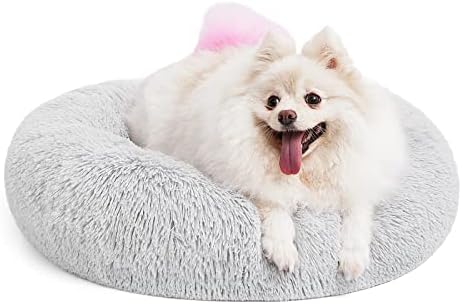 MIXJOY Orthopedic Dog Bed Comfortable Donut Cuddler Round Pet Beds Ultra Soft by MIXJOY