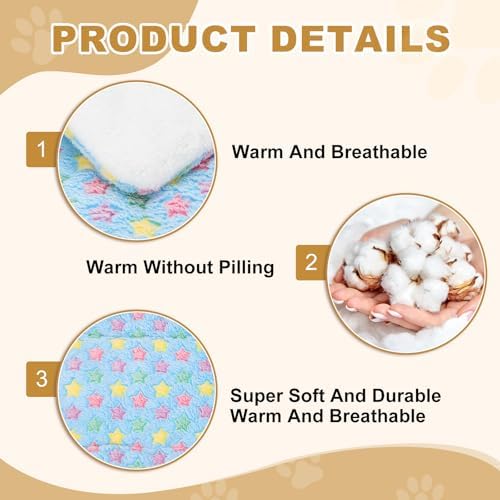 Dog Cat Bed Mat, Soft Coral Fleece Pet Cushion Pad - Image 3