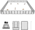 Dog Playpen 40 inch Dog Fence for Outdoor Indoor Use Heavy Duty Metal Dog Pen by Jhsomdr