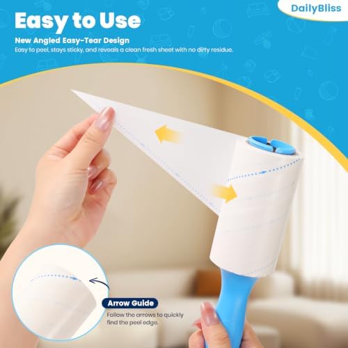 Extra Sticky Lint Roller for Pet Hair, 300 Sheets - Image 3