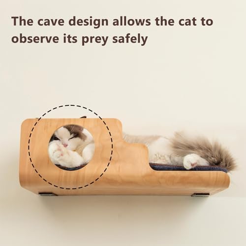 LIORCE Cat Wall Shelves, Creative Design Cat Shelf - Image 2