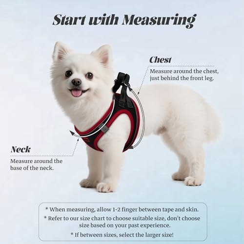 No Pull Dog Puppy Harness and Leash Set Reflective Mesh Vest Small - Image 2
