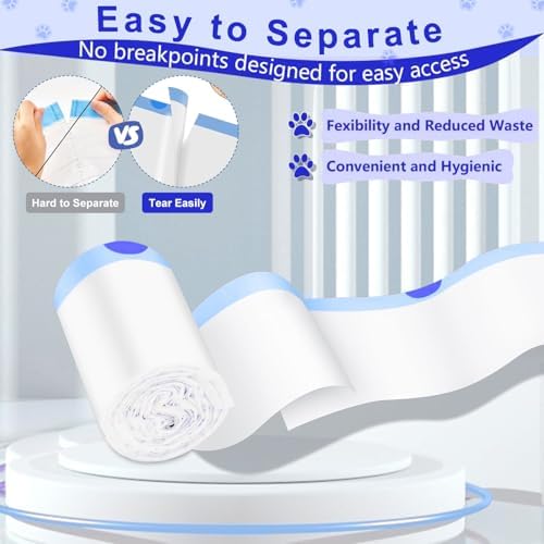 Cat Litter Bags 100 Pack, Thickened cat litter box liners, Leakproof Poop Bags - Image 4