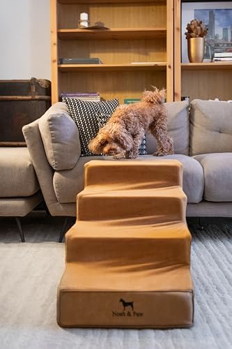 Noah & Paw Dog Steps for Bed, Extra Wide Dog Stairs for Bed - Image 5