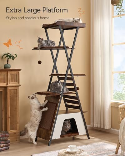 FourFurPets 72.4" Modern Cat Tree - Image 3