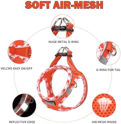 Mercano Soft Mesh Dog Harness and Leash Set, Step-in Reflective Breathable - Image 3