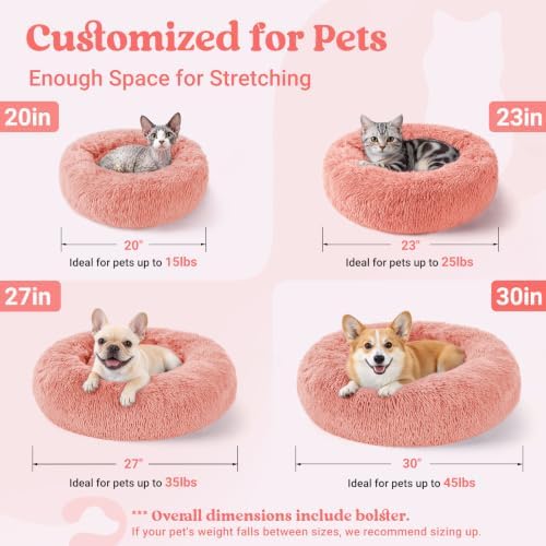 rabbitgoo Calming Cat Beds for Indoor Cats, 27 inches - Image 5