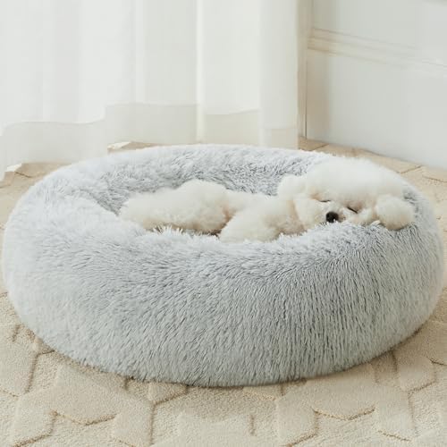 WNPETHOME Small Round Calming Dog Bed Cat Bed by WNPETHOMEPETSHOME
