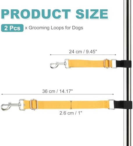 2Pcs Dog Grooming Loop, Adjustable - Image 2