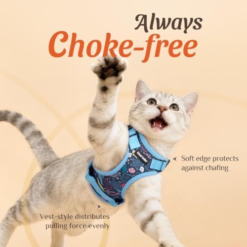 Dooradar Cat Harness and Leash Set, Adjustable and Escape Proof - Image 2