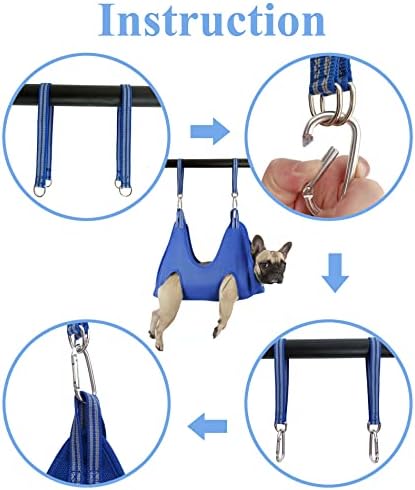 Kkiimatt Pet Dog Grooming Hammock Harness, Dog Nail Hammock, Hanging Harness - Image 5