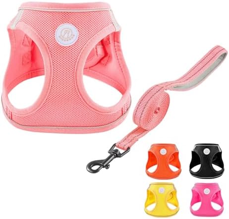 Soft Mesh Dog Harness and Leash Set, No Pull Puppy Harness and Leash Set by Unknown