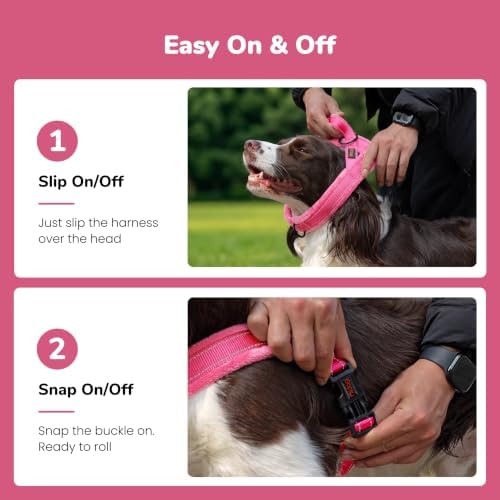 Didog No Pull Dog Harness for Large Dogs, Soft Flannel Padded - Image 3