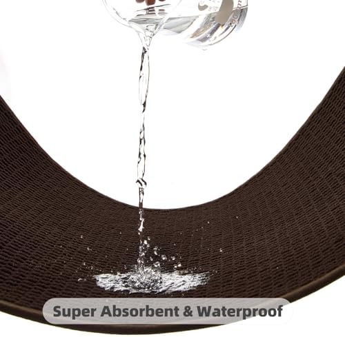 TYUU Bathroom Rugs Non Slip Washable, Super Absorbent Thin Bath Mat Quick Dry - Image 6