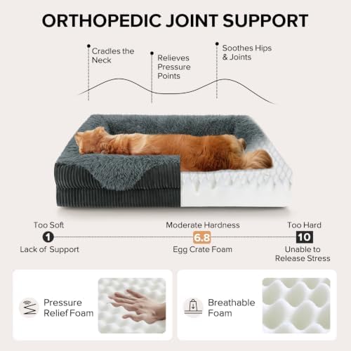 GASUR Orthopedic Dog Bed for Medium Sized Dog, Washable Dog Couch Beds - Image 2