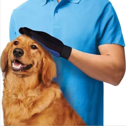 Pet Grooming Glove-Pet Hair Remover Glove- Perfect pet Cleaning Brush Glove- - Image 6