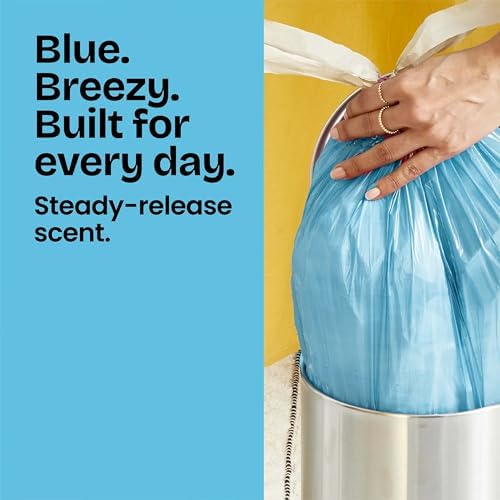 Glad Small Trash Bags, Bathrooms and Bedroom Bins, Beachside Breeze Scented - Image 2