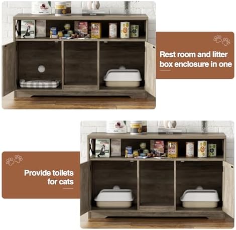 Halitaa Cat Litter Box Enclosure - Image 4