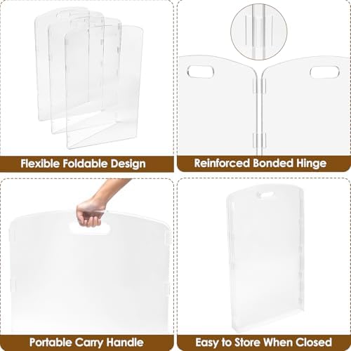 Modern Frame Clear Acrylic Freestanding Dog Gate - Image 6