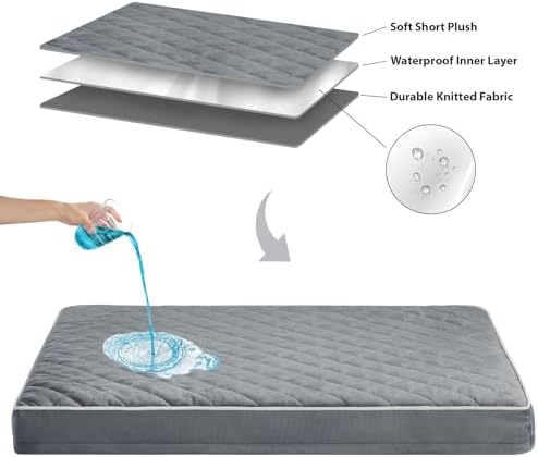 WNPETHOME Orthopedic Waterproof Large Dog Bed - Image 5