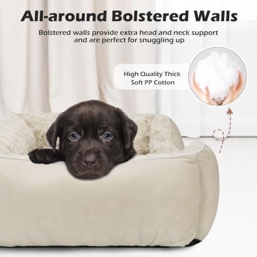 INVENHO X-Large Dog Bed Rectangle Washable Orthopedic Soft Calming Sleeping - Image 2