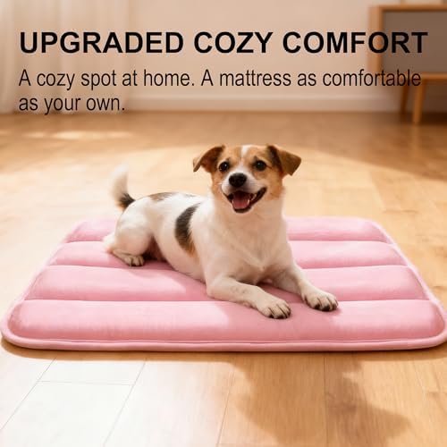 pobopobo Dog Crate Pad, Ultra Soft & Anti-Slip Kennel Mat, Secure Fit - Image 2