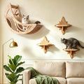 Moon and Star Cat Wall Mount by Unknown