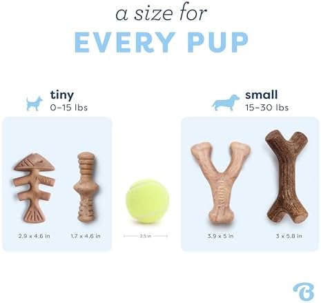 Benebone Puppy 4-Pack Dog Chew Toys - Image 4
