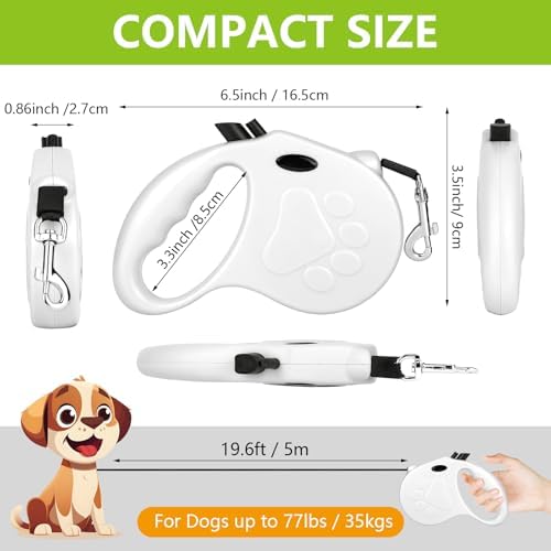 Retractable Dog Leash, 16ft Dog Walking Leash - Image 2