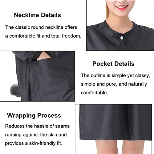 Professional Salon Smock Stylist Jacket Waterproof Hairdresser Cape Barber - Image 4