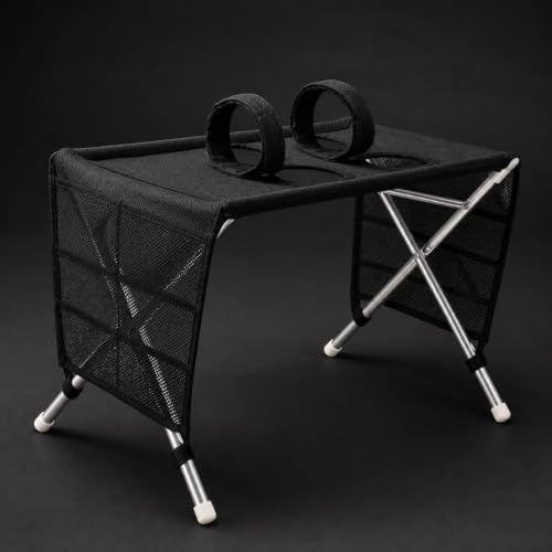 Grooming Table with Storage Pockets | Sturdy Stainless Steel Frame, Breathable - Image 4