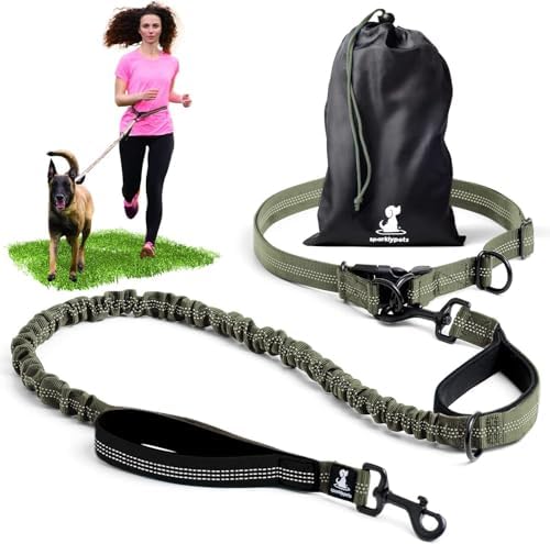 SparklyPets Hands Free Dog Leash, Medium & Large by SparklyPets