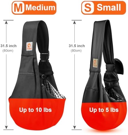 Tomkas Dog Sling Carrier for Small Dogs Puppy Carrier for Small Dogs - Image 7