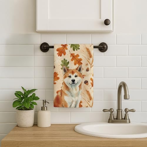 Caroline's Treasures Akita Dogs Kitchen Towel 15x25 in - Image 2