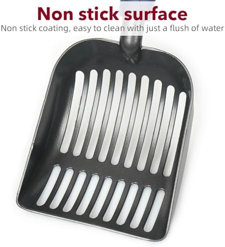 Cat Litter Scoop, Kitty Metal Scooper, Aluminum Alloy Sifter, Kitten Pooper - Image 3