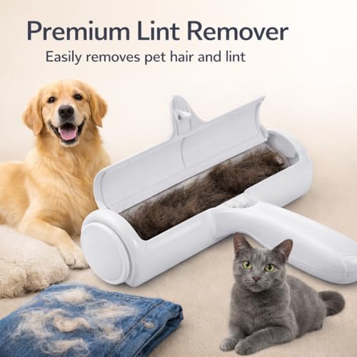 Pet Hair Remover Roller – Reusable Dog & Cat Fur Removal Brush - Image 2