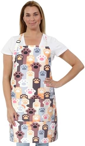 Plum Hill Waterproof Dog Grooming Apron, Groomer Apparel, Pet Washing Smocks by PlumHill