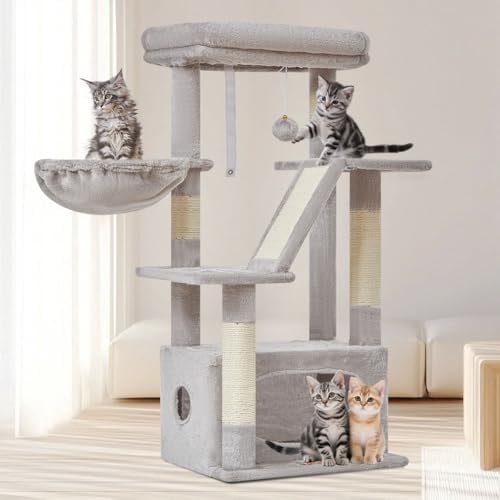 Taoqimiao Cat Tree, 38.5In Cat Tower by Taoqimiao