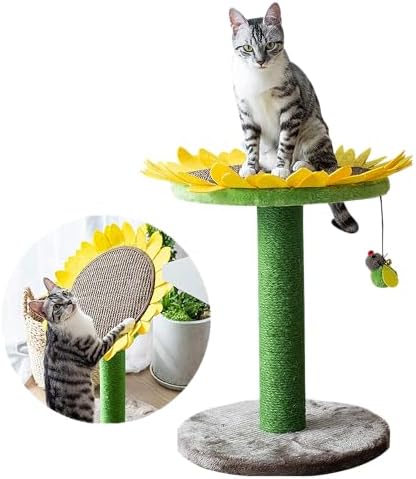 Catry Sunflower 2-in-1 Cat Scratching Post by CatryCatTree