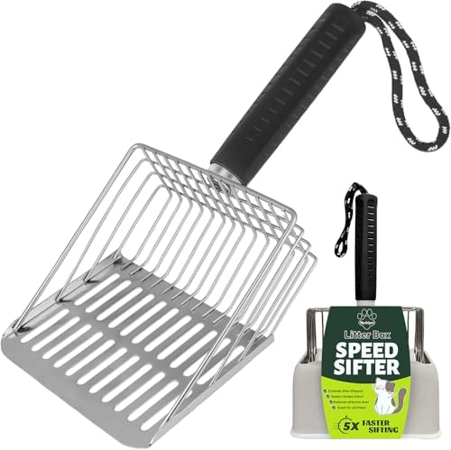 304 Stainless Steel Cat Litter Scooper by Unknown