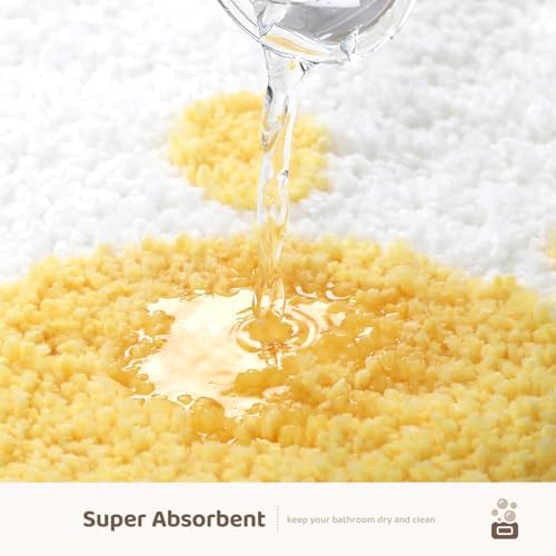 Molesun Cloud Bath Mat 20x31, Soft Absorbent Microfiber Bath Rugs - Image 4