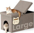 3-in-1 Cat Litter Box Enclosure by Fecuria