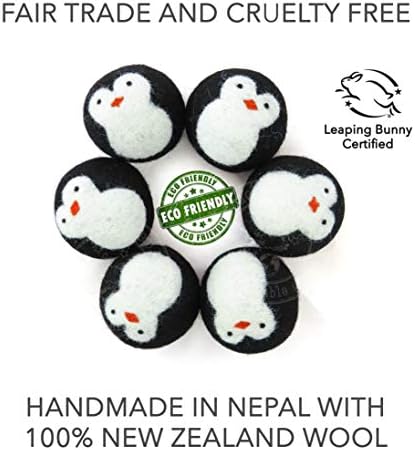 Friendsheep Wool Dryer Balls, Organic Reusable Fabric Softener Alternative - Image 6