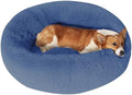 JOLLYVOGUE Dog Bed, Calming Anti-Anxiety Large Dog Bed, Fluffy Donut Cushion by JOLLYVOGUE
