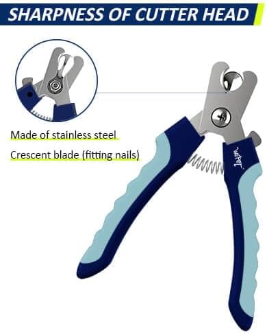 WePet Dog Nail Clippers U10.1, Dog Nail Trimmer Large Breed - Image 2