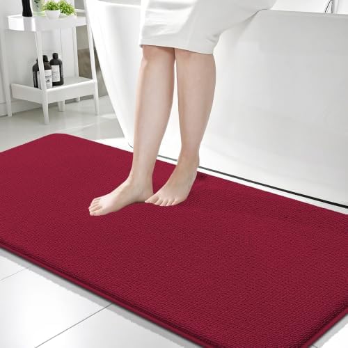 OLANLY Memory Foam Bathroom Runner Rugs 59x24, Absorbent Long Mat by OLANLY